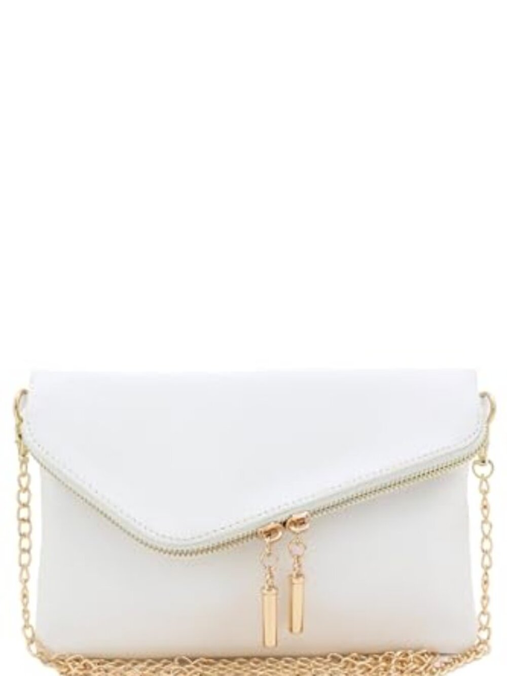 FashionPuzzle Envelope Wristlet Clutch Crossbody Bag with Chain Strap